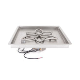 SQUARE DROP IN PAN & SS LOTUS BURNER